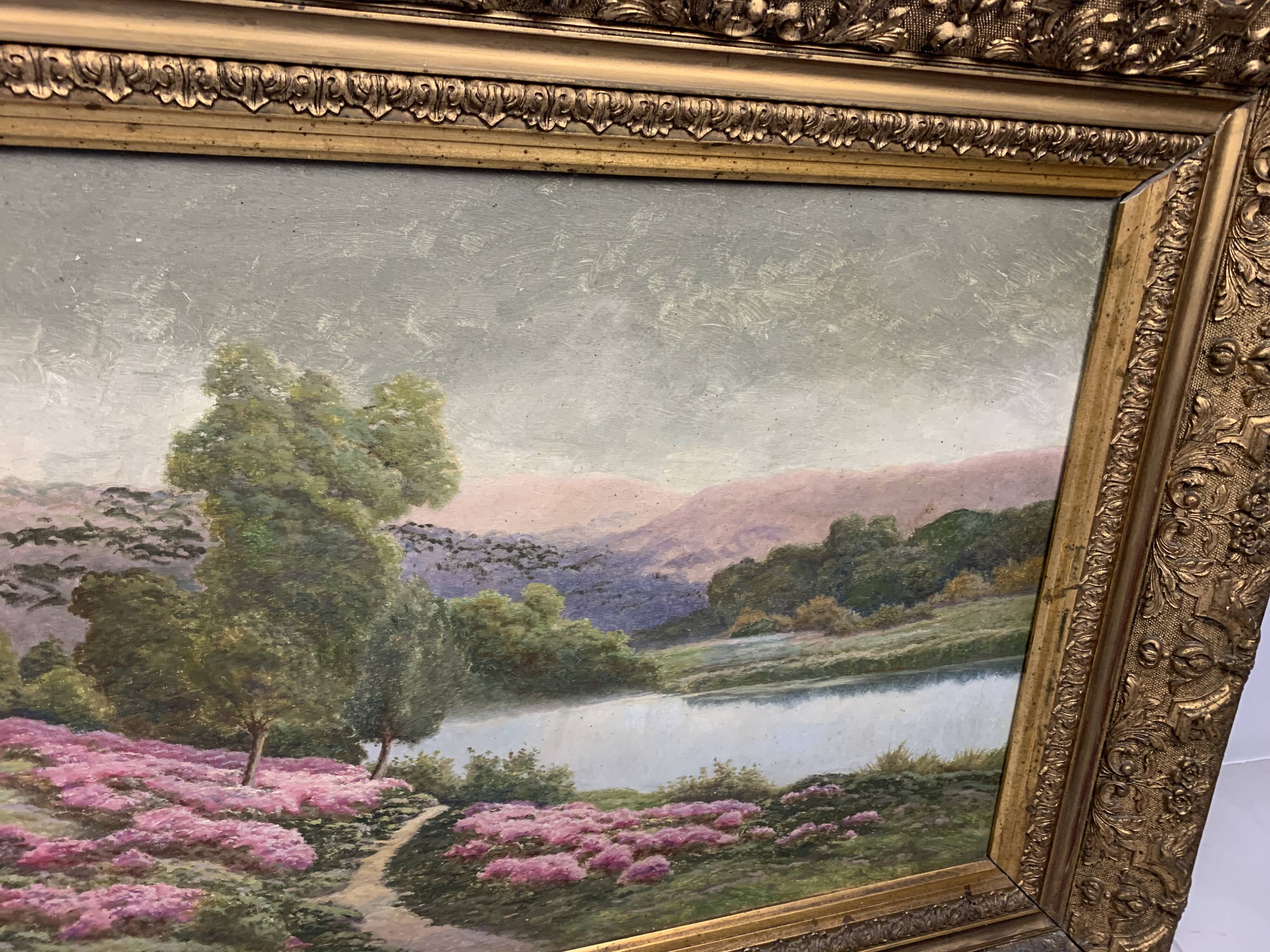 Oil on canvas by V Vezien