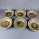 Blanot stoneware, series of 6 hollow plate vintage