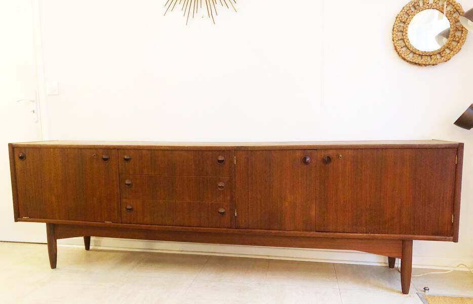 Large teak sideboard, 1970