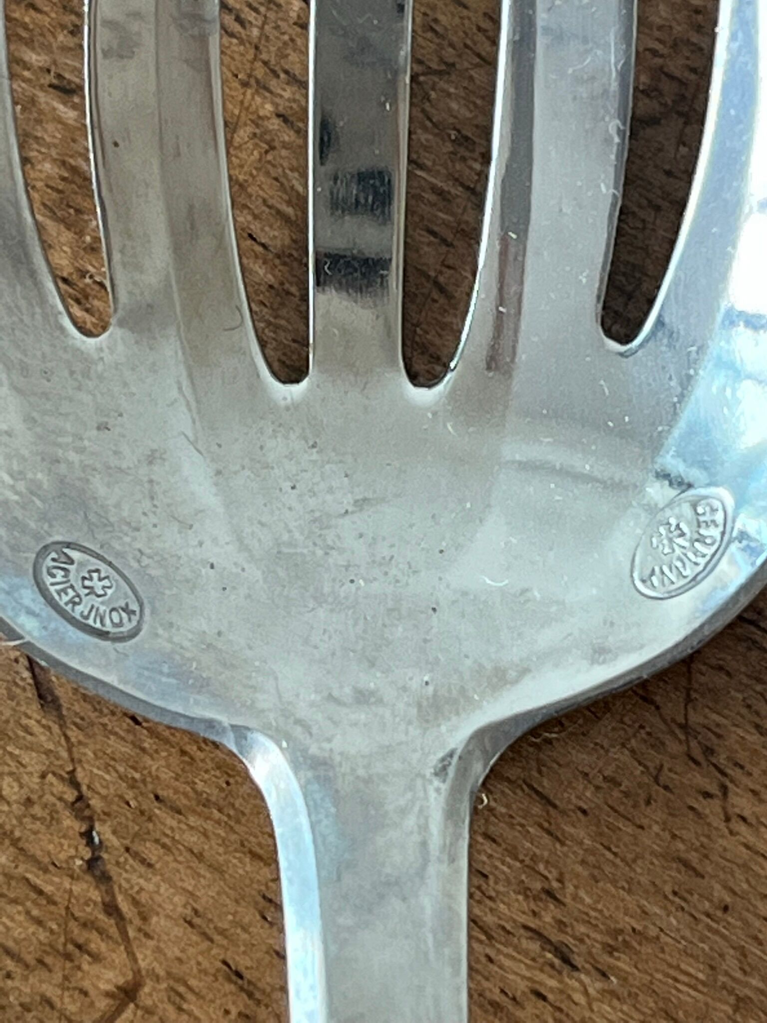 4 couverts à mignardises en acier inoxydable, made in Germany