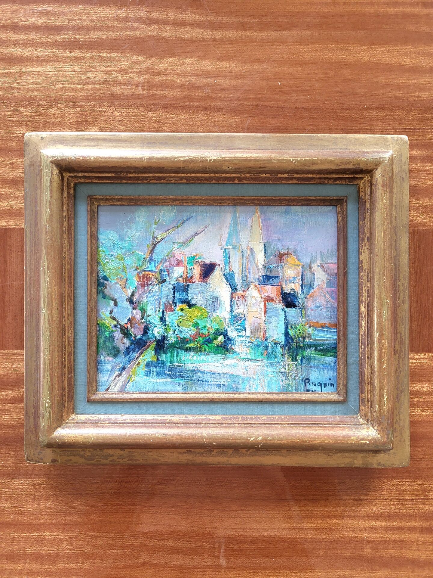 Oil on canvas Post-Impressionist by Iris Raquin
