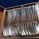 Set 24 Christofle silver metal covers