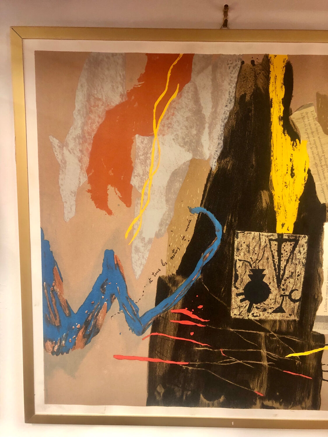 Lithograph Richard Texier