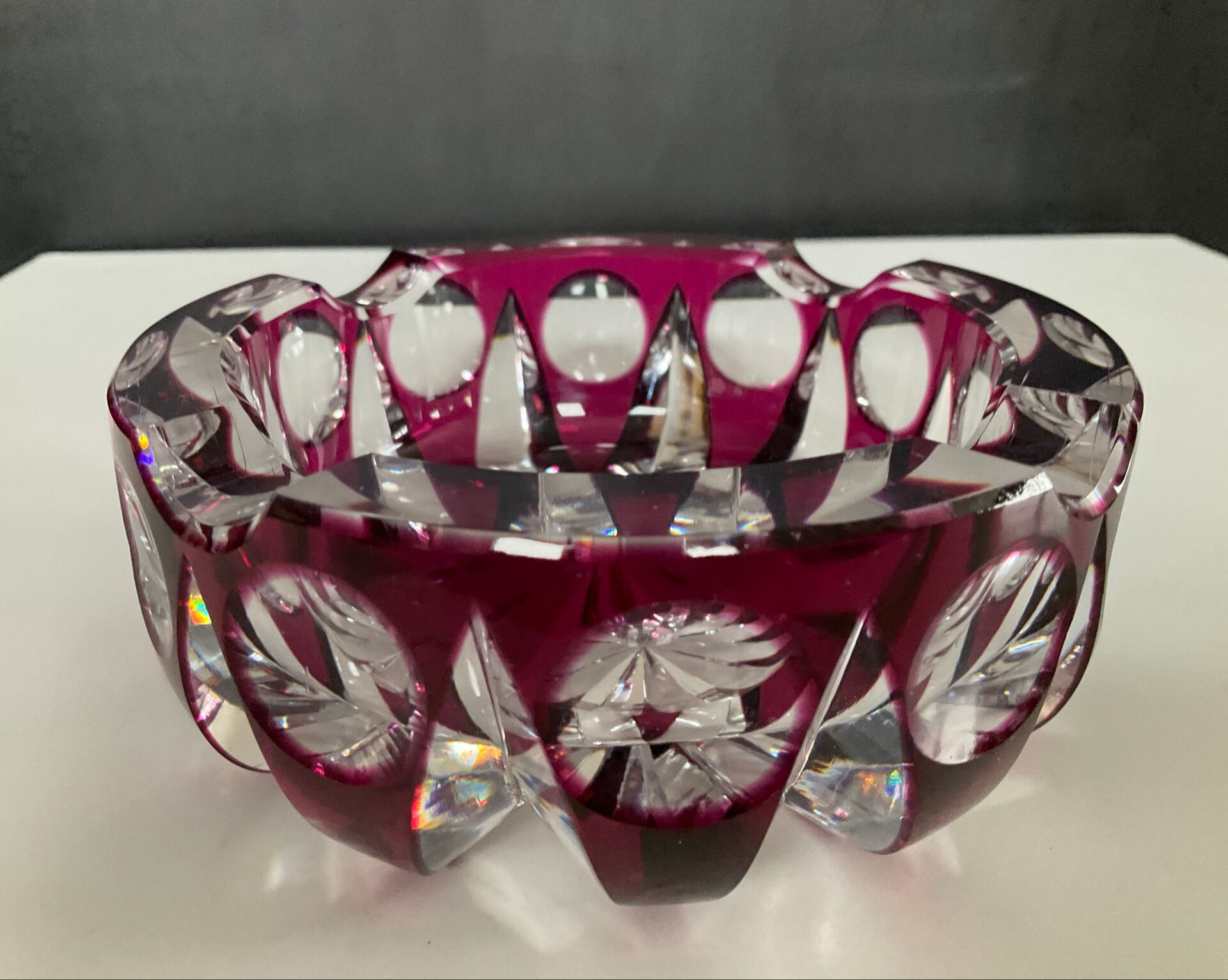 Crystal vide poche from Saint Louis from the 1970s.