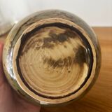 Vintage set of 3 glazed stoneware bowls Morvan pottery and other signature to iden