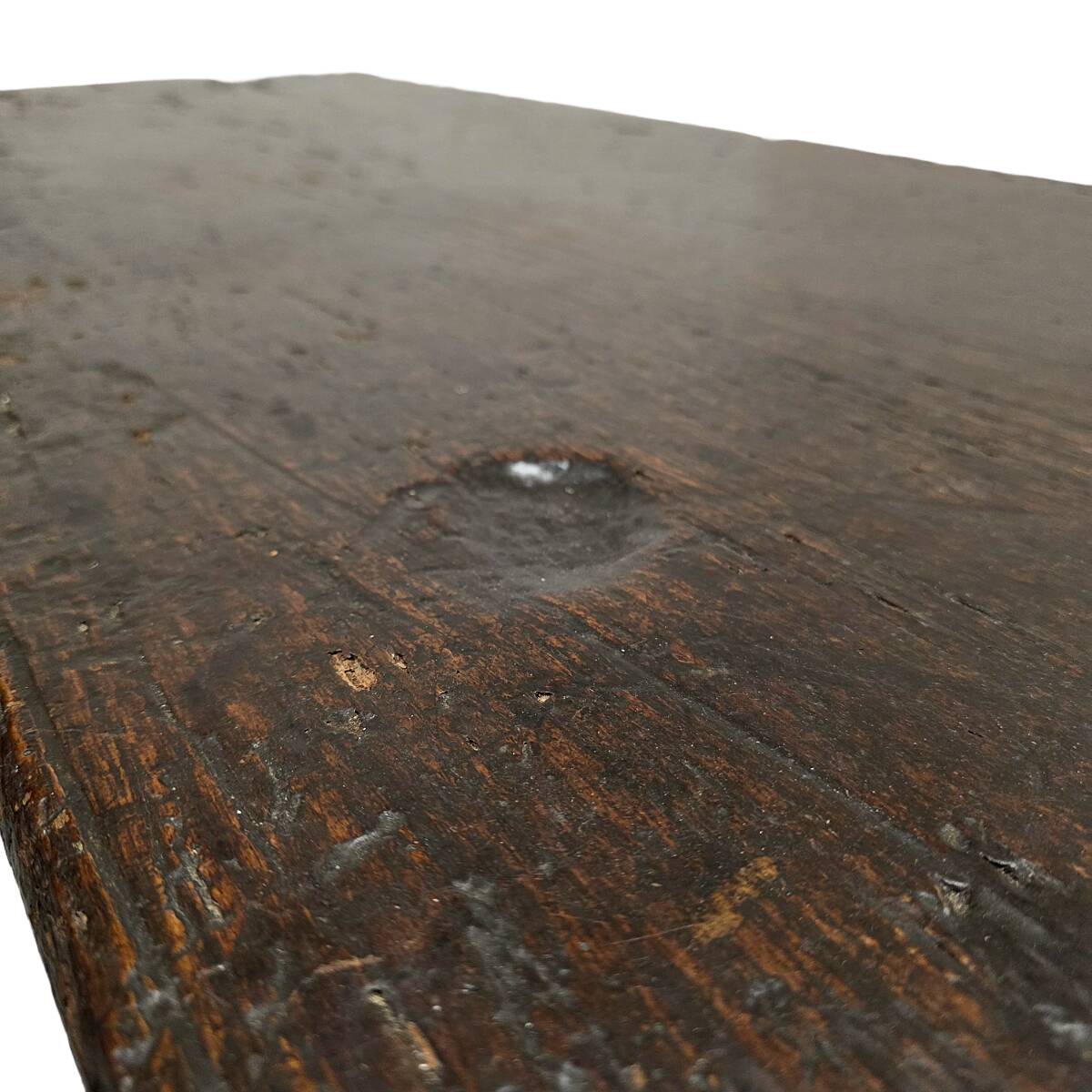 18th century Spanish chestnut wood coffee table