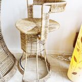 Rattan bar lounge – creation by Roger Coster, Haiti