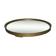 Center tray table in bronze and mirror 19th century