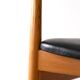 Scandinavian armchair covered in imitation leather