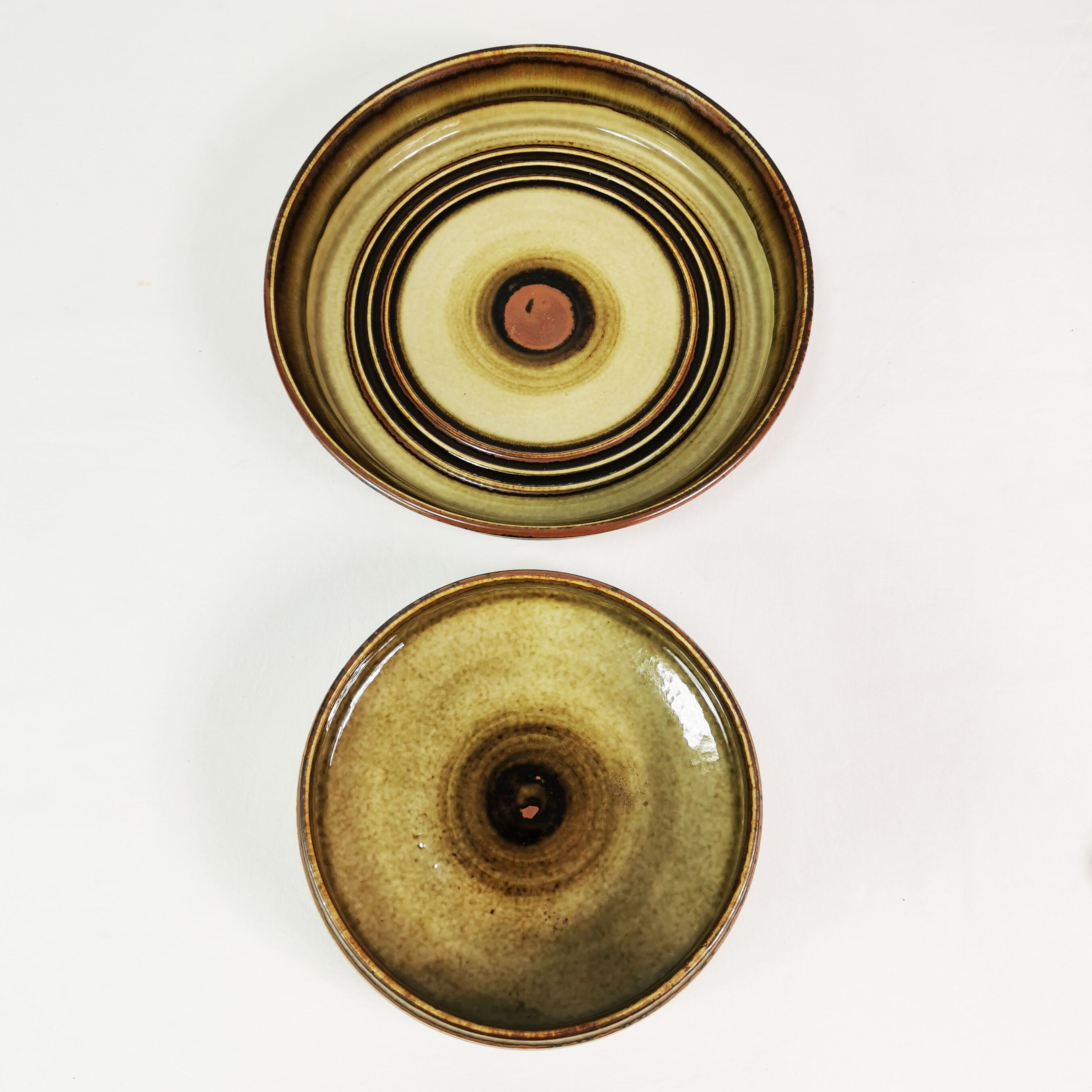 Ceramic bowls, Rostrand, Sweden, 1960s