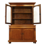 Bibliothèque ancienne anglaise en acajou