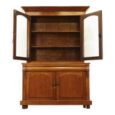 Bibliothèque ancienne anglaise en acajou
