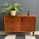 Danish Teak sideboard with drawers and door, 1960s
