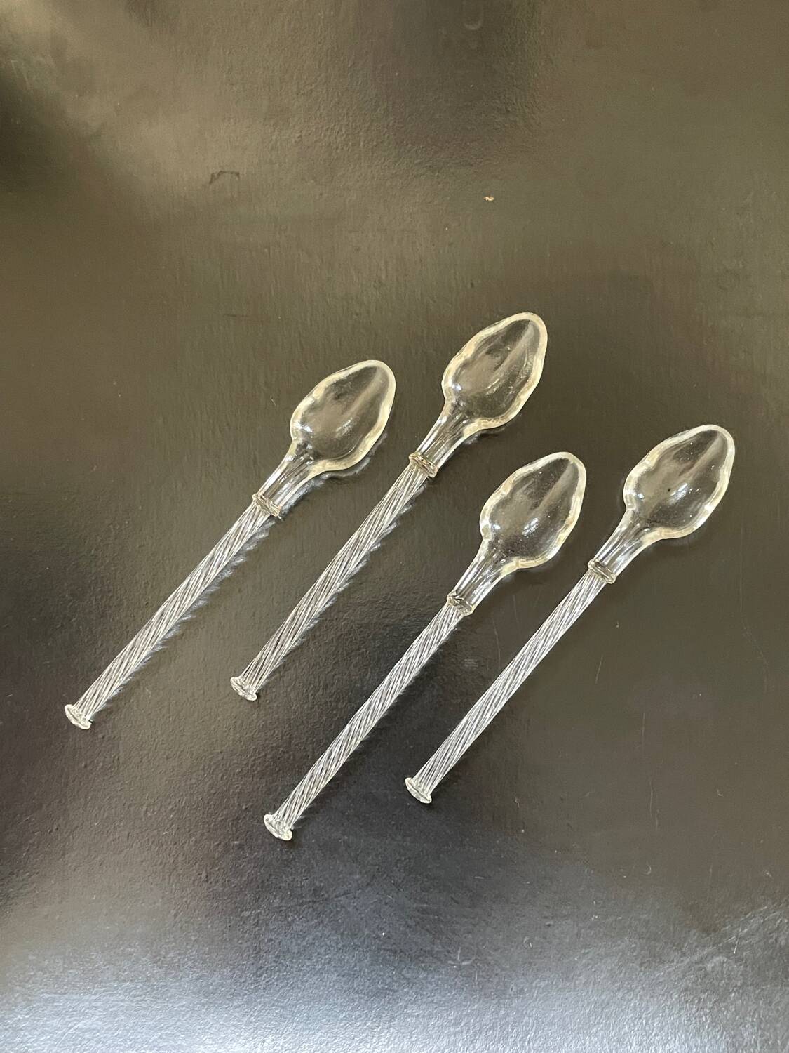 Blown glass spoons