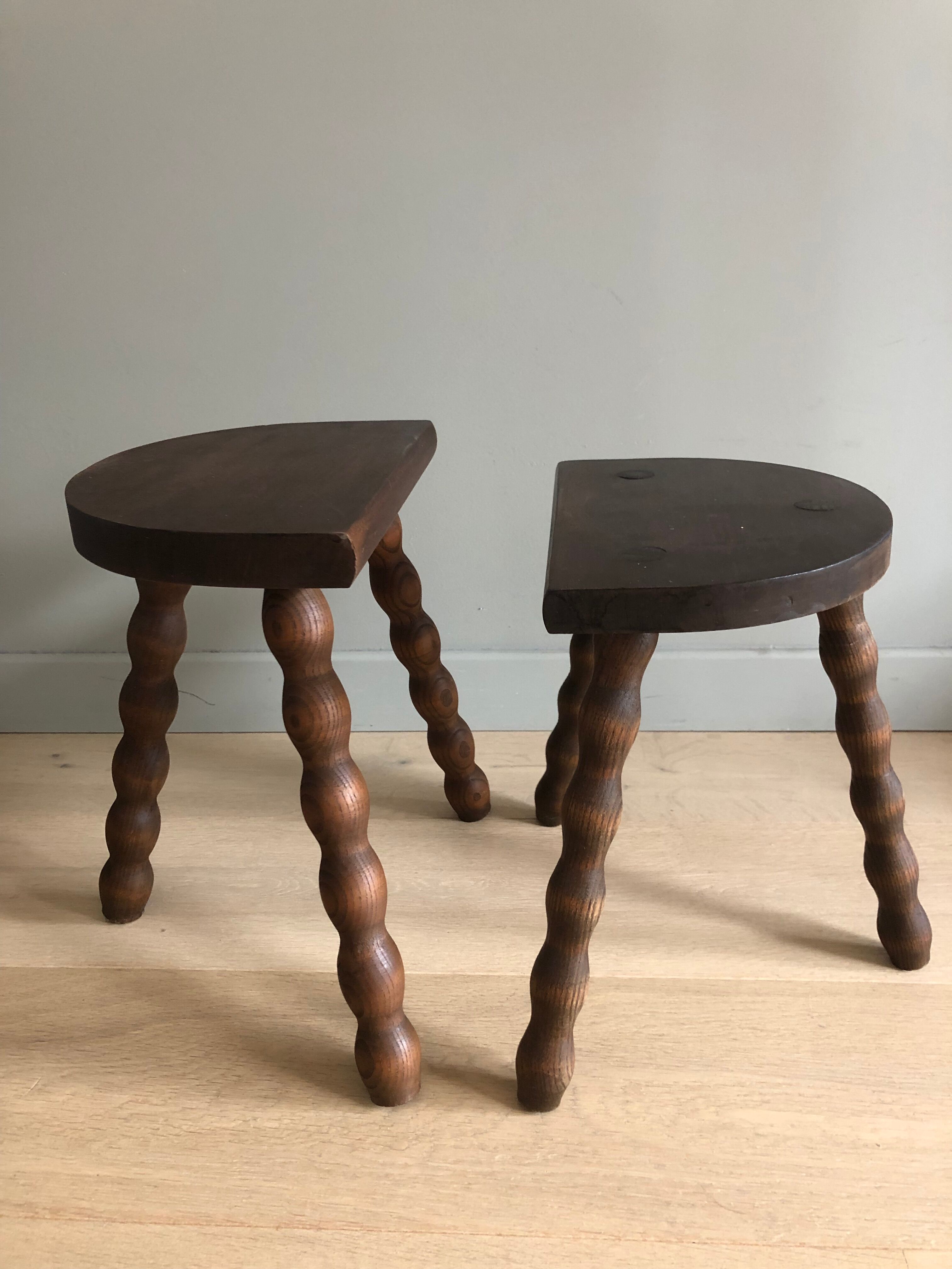 Tabourets vintage tripode