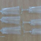 1 set of 6 champagne flutes