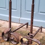 Pair of andirons