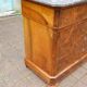 Commode secrétaire d'époque Louis Philippe en noyer du 19e siècle