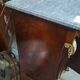 Empire mahogany bedside table