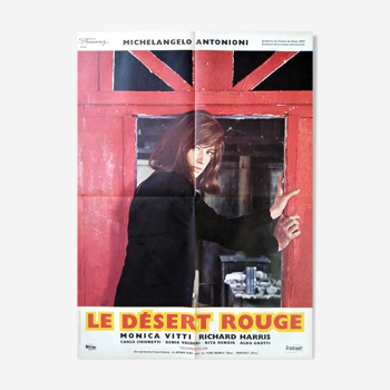 Original poster 60x80 cm red desert 1964 Michelangelo Antonioni Monica Vitti