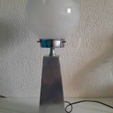 Vintage Murano Globe Chrome Lamp