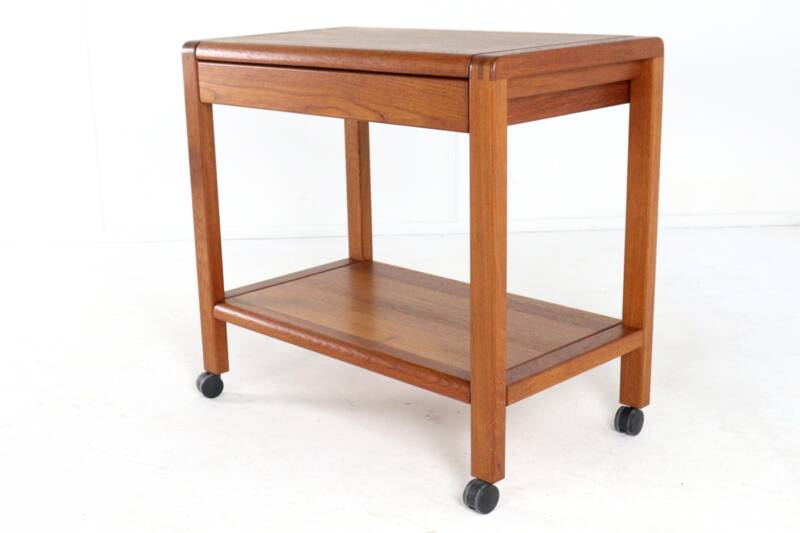 Teak trolley with drawer 'Grove' - danish design in teak