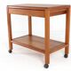 Teak trolley with drawer 'Grove' - danish design in teak