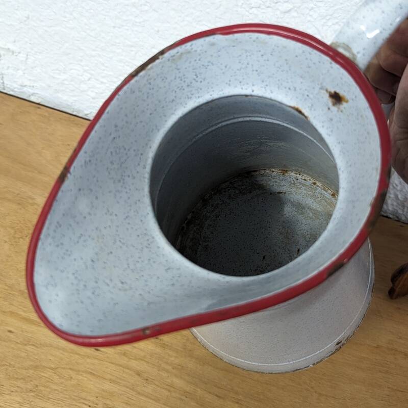 Enamelled water pitcher