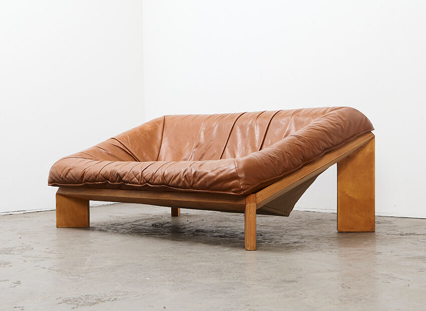 Gerard van den Berg Oslo Canapé en cuir pour Montis années 1970