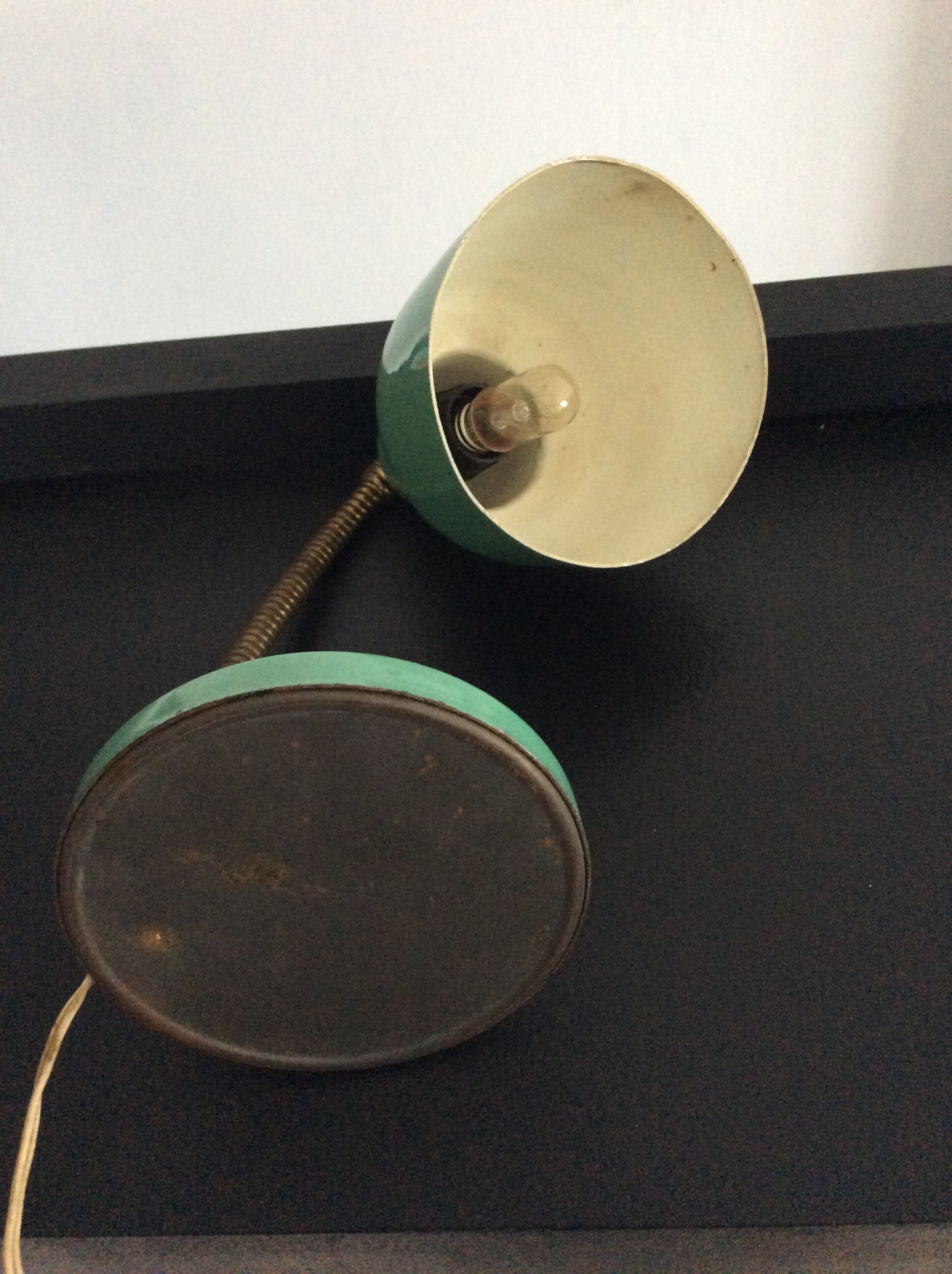 Casserole lamp from the 50s