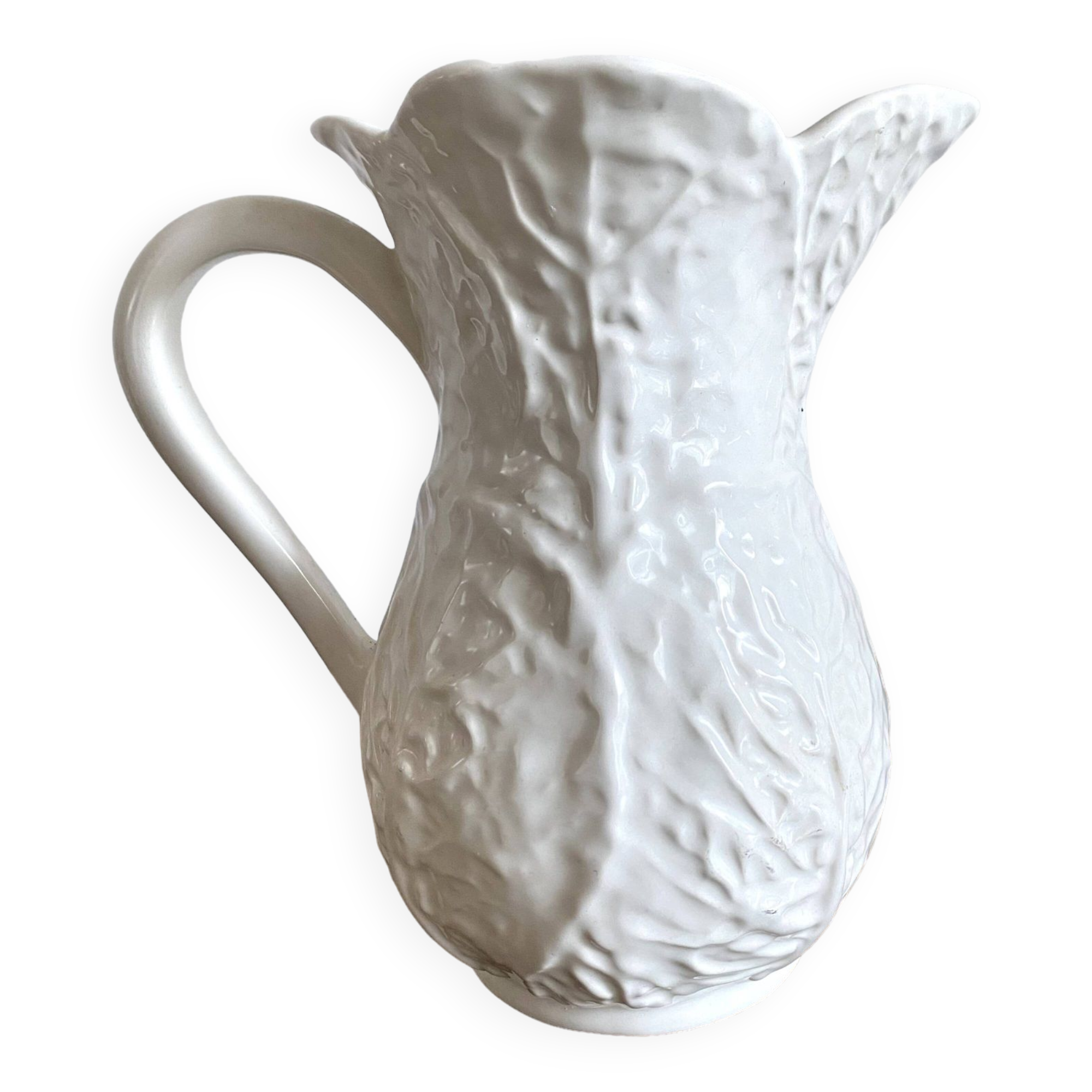 Cabbage leaf slip pitcher