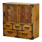 Japanese Tansu chest of drawers, circa 1900