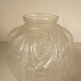 Pair of Art Deco glass vases