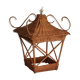 Wicker lantern suspension