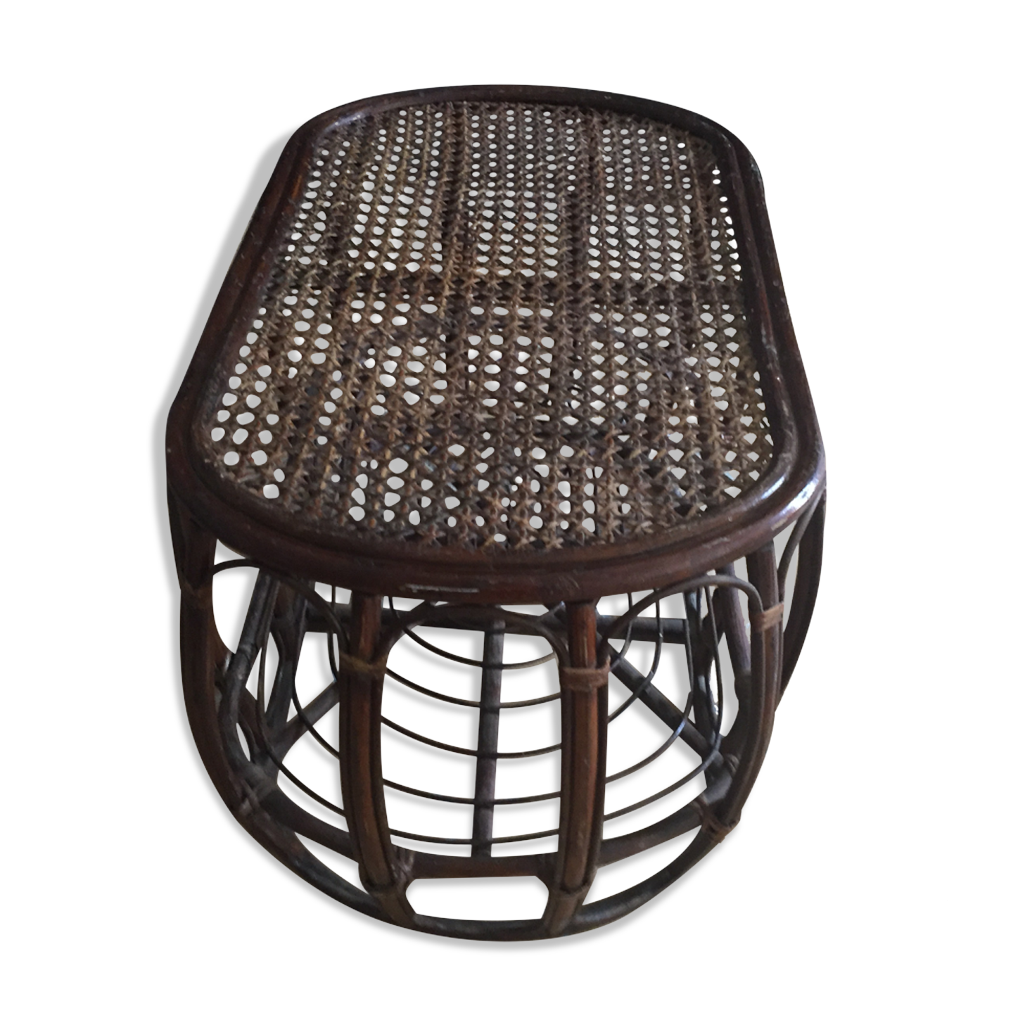 Rattan coffee table