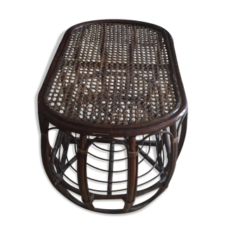 Rattan coffee table