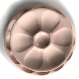 Pink oyster plate Digoin Sarreguemines-Oyster plate french ceramic