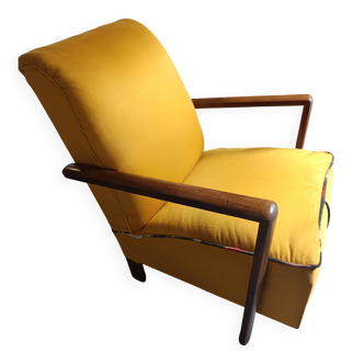 fauteuil bas vintage 1950 design moderniste