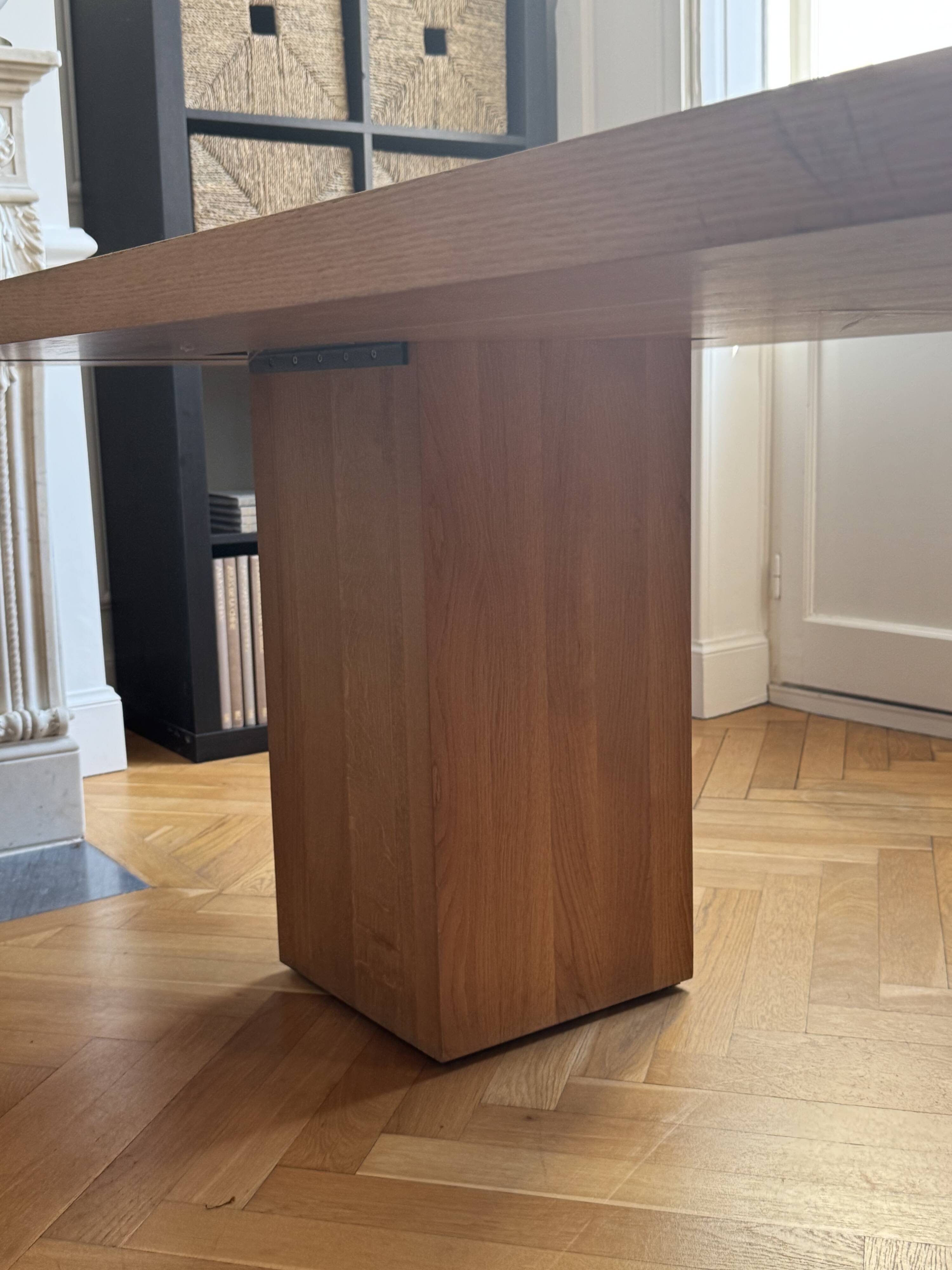 Grande table Riva 1920 en chêne massif, 240 cm