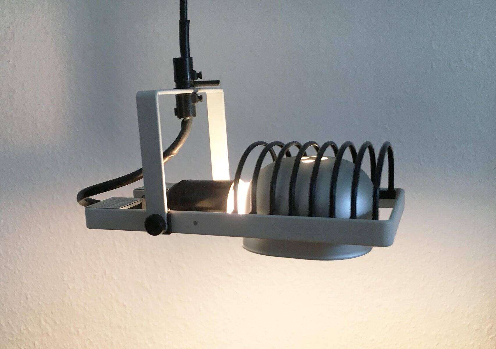 Italian Mid-Century Suspensions Sintesi Cable Suspension by Ernesto Gismondi for Artemide, set of 2