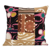 Vintage embroidered cushion cover 48x46 cm
