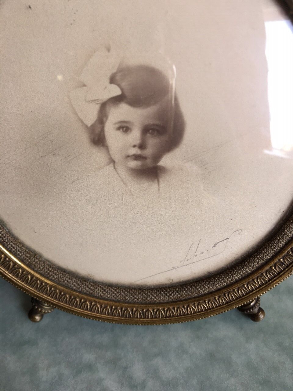 Former rare brass frame