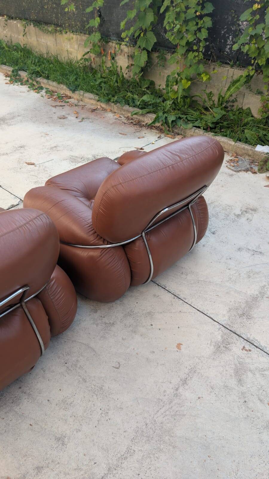 Set of 2 Okay armchairs by Adriano Piazzesi, 70s