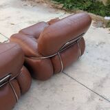 Set of 2 Okay armchairs by Adriano Piazzesi, 70s