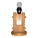 lamp base by +lys danish denmark scandinavian fir pine vintage