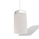 Vintage 60s minimalist white hanging lamp