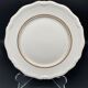 Lots de 4 assiettes porcelaine liseré or