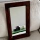 Vintage wooden mirror – moulded frame – 1950s/60s