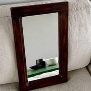Vintage wooden mirror – moulded frame – 1950s/60s