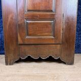 old Ardèche bonnet maker in solid walnut, Louis XIV period, circa 1680